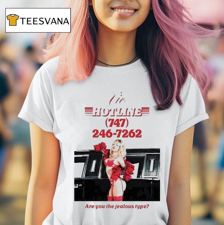 Doja Cat Vie Hotline Are You The Jealous Type Release On August 2025 Shirt