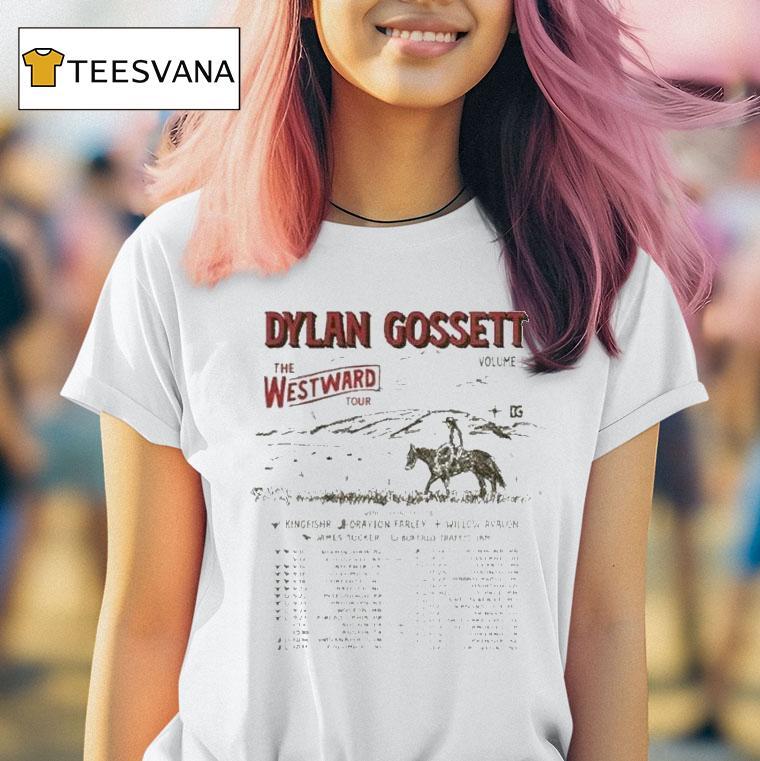 Dylan Gossett The Westward Tour 2025 Dates Shirt