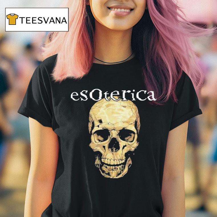 Esoterica Paper Skull Shirt