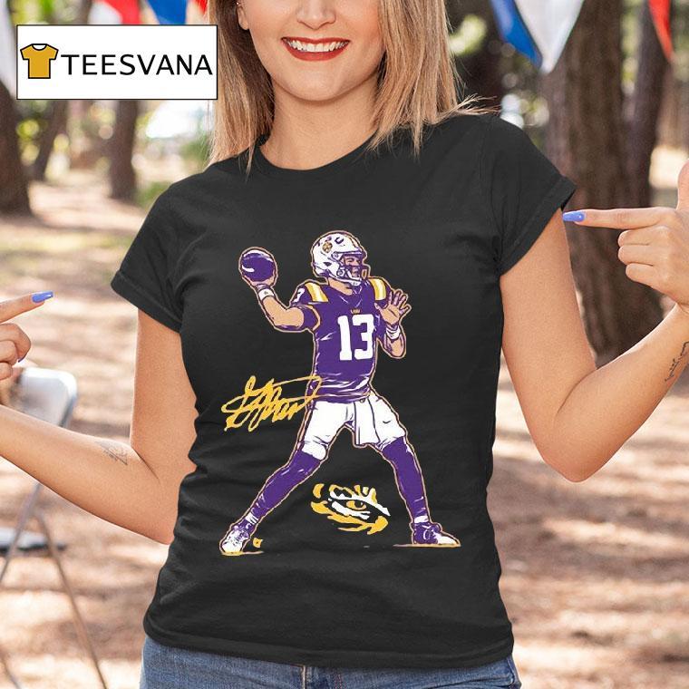 Garrett Nussmeier Superstar Pose Lsu Tigers Shirt