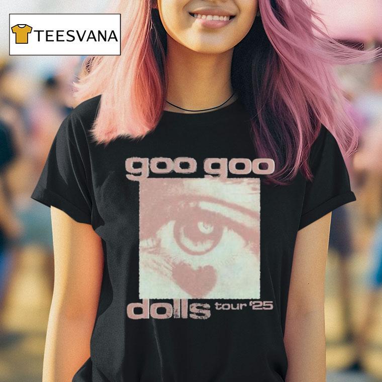Goo Goo Dolls Eye Dateback Faded Tour 2025 Shirt