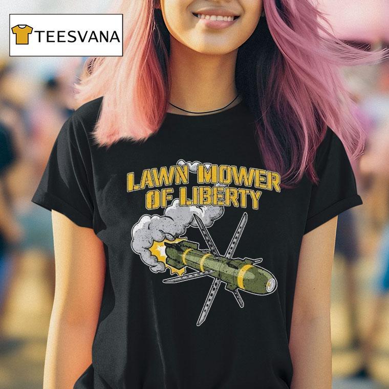 Habitual Linecrosser Lawn Mower Of Liberty Shirt