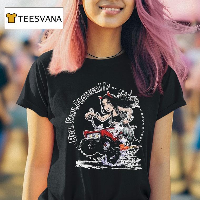 Heather Lynn Hell Year Brother Hot Rod Shirt