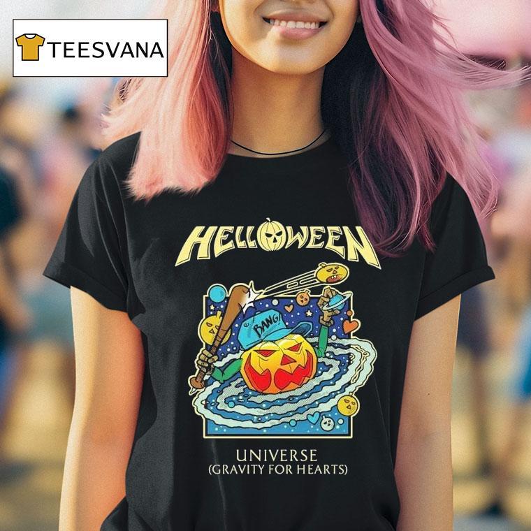 Helloween Giants And Monsters Universe Gravity For Hearts Halloween Shirt
