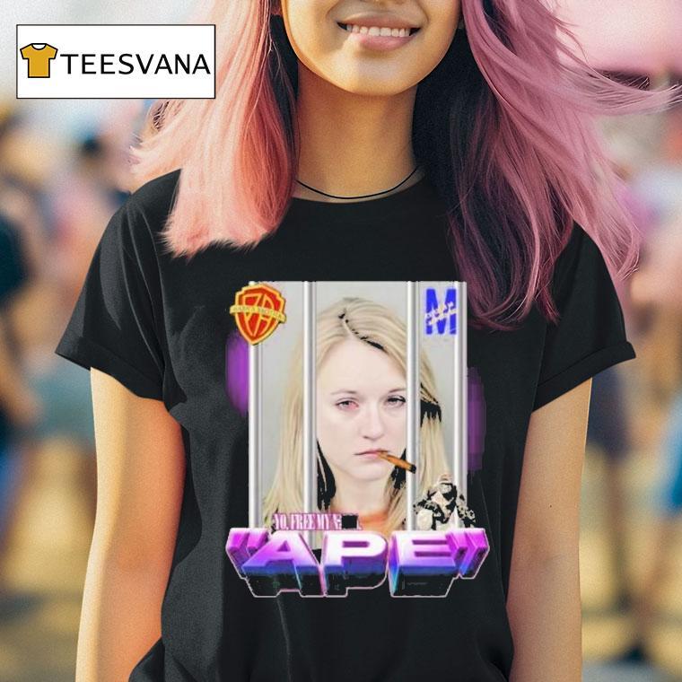 Jail Princess April Imholte Ape Shirt