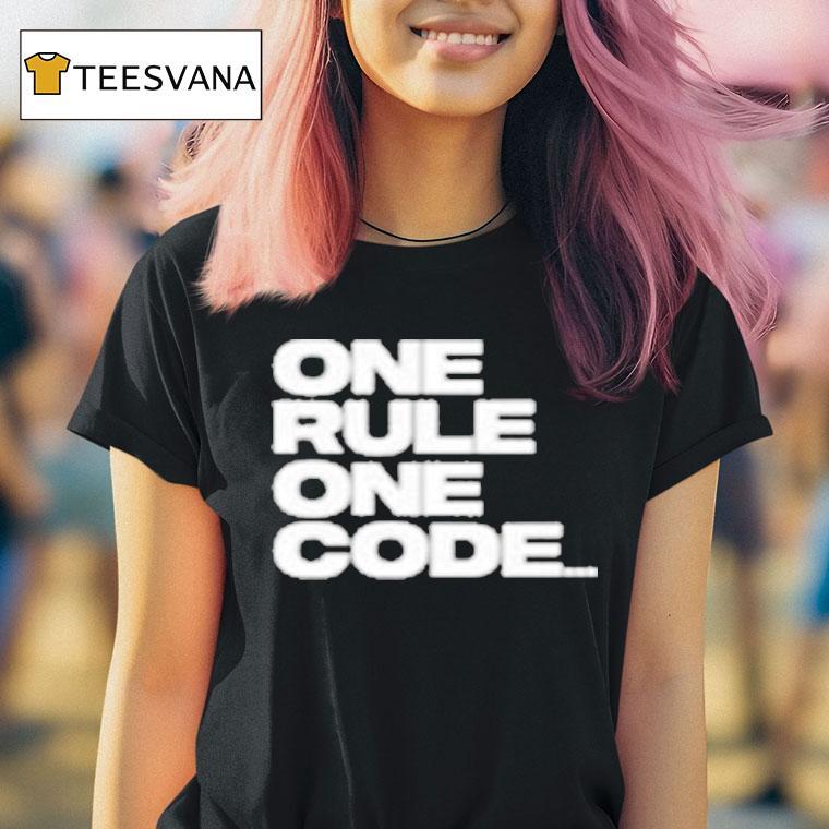 Kevin Ross One Rule One Code Shirt