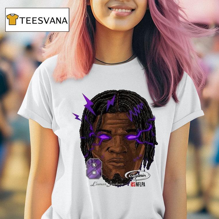 Lamar Jackson Fat Head Nflpa Planet Euphoria Shirt