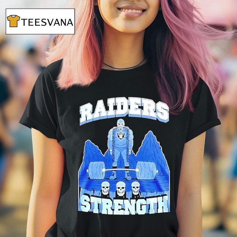 Las Vegas Raiders Strength Skull Shirt