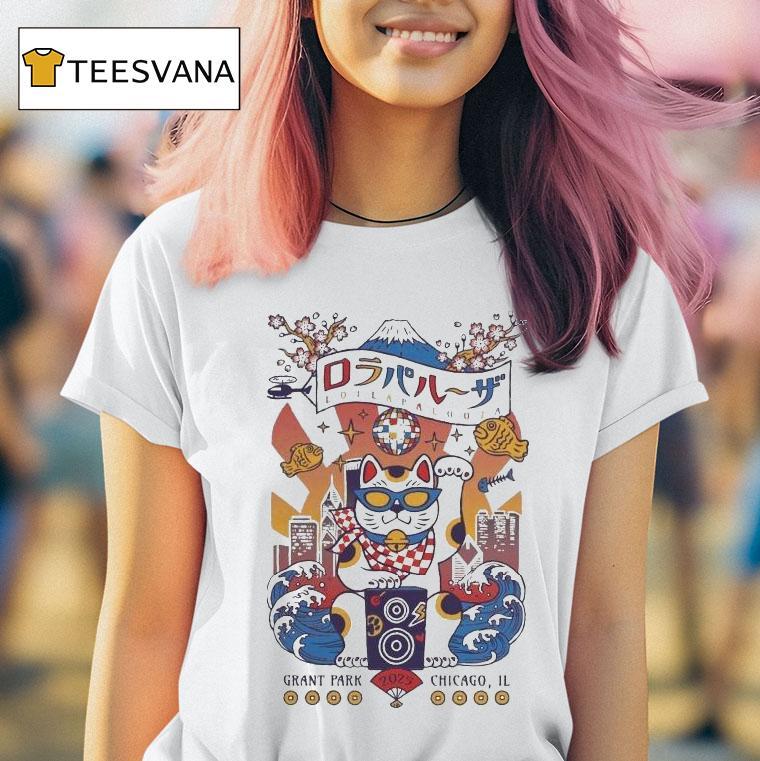 Lollapalooza Grant Park Chicago Il Lucky Cat 2025 Shirt