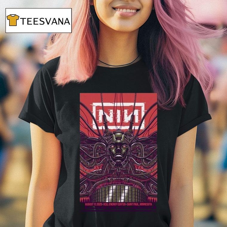 Nine Inch Nails Tour Saint Paul, Minnesota 08.17.2025 Shirt