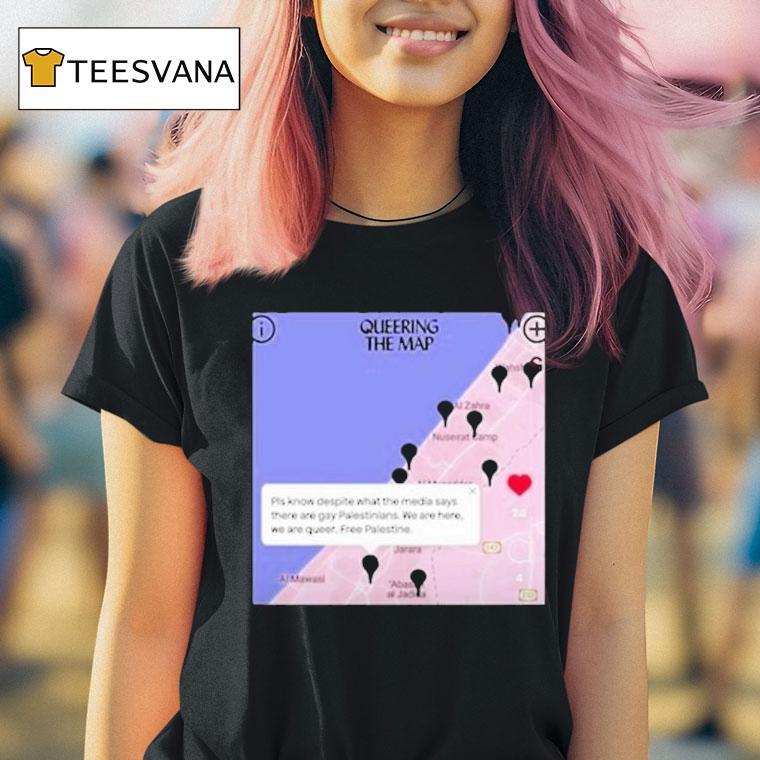 Ottawa Gay Queering The Map Palestine Shirt
