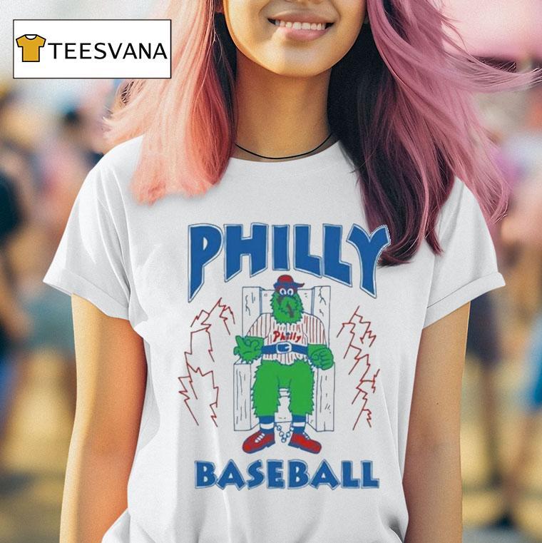 Phillie Phanatic Philly Baseball You Judge From The Shore But You Have Never Sunk Into The Deep Where I Dwell Philadelphia Phillies Mascot Shirt