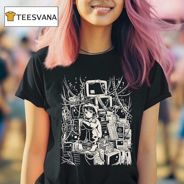 Pixel Eye Bat Wired World Shirt