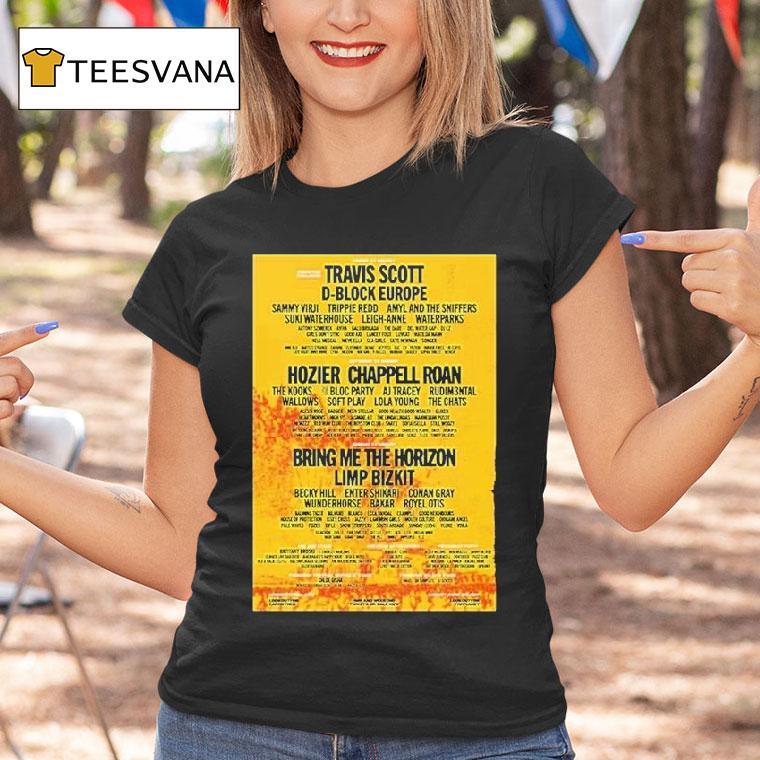 Reading And Leeds Festival 2025 For Leeds Festival On August 21 To August 24 Bramham Park In Leeds England Shirt