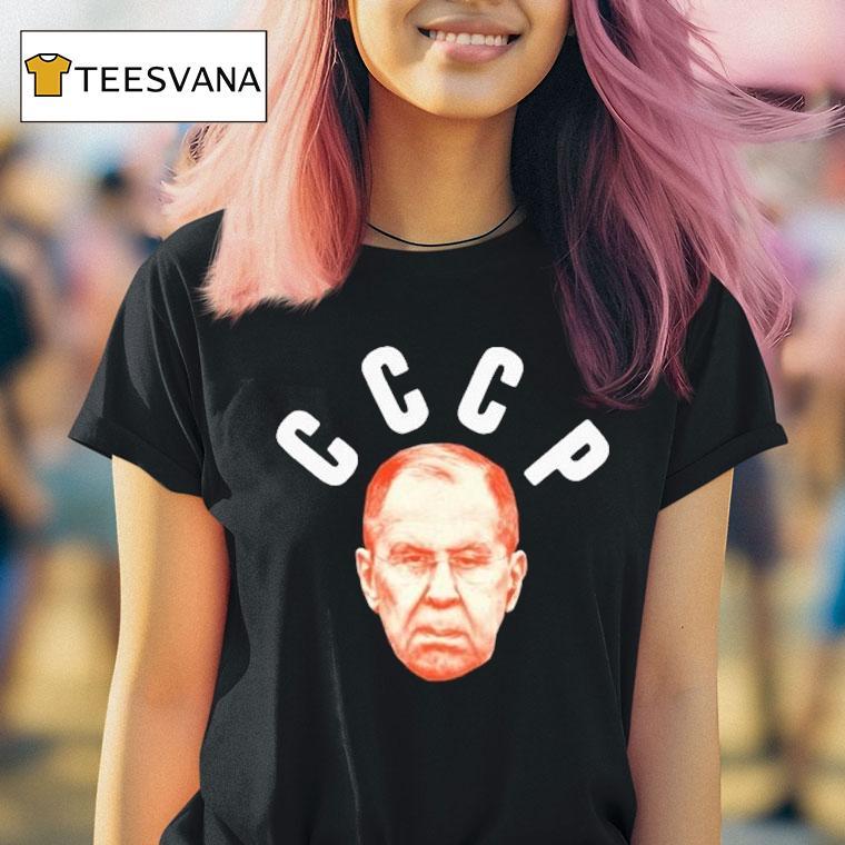 Sergey Viktorovich Lavrov Ussr Cccp Face Head Shirt