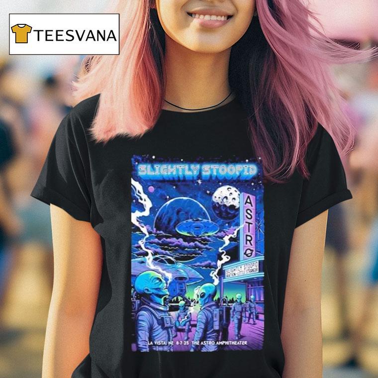 Slightly Stoopid The Astro Amphitheater Tour 2025 La Vista Ne Shirt