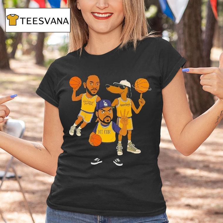 Snoop Dogg Kendrick Lamar And Ice Cube Big 3 Team Shirt