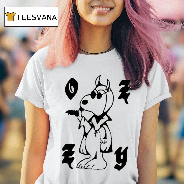 Snoopy X Chinacat Ozzy Osbourne Bat Shirt