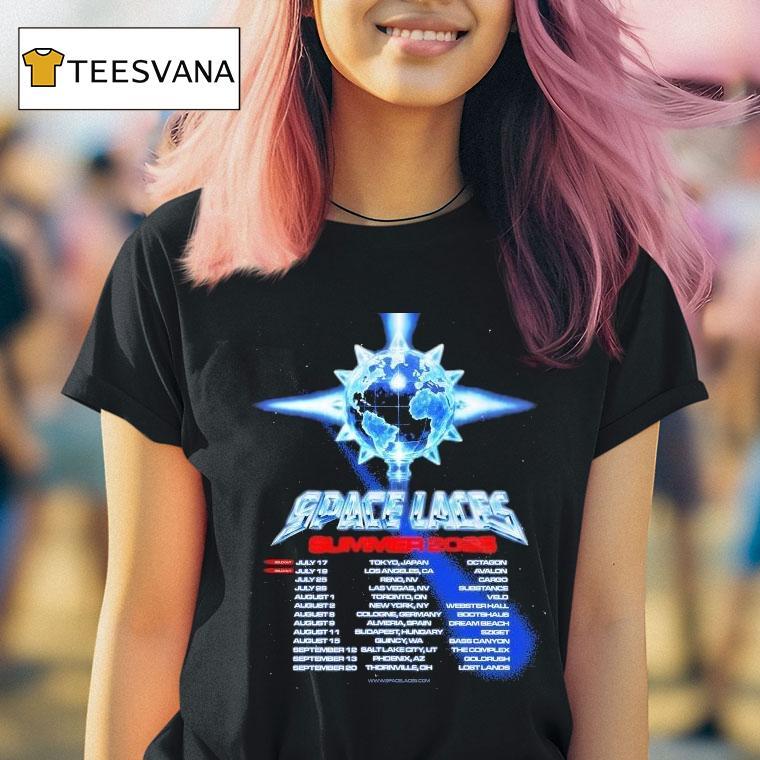 Space Laces Summer 2025 Tour Dates Shirt
