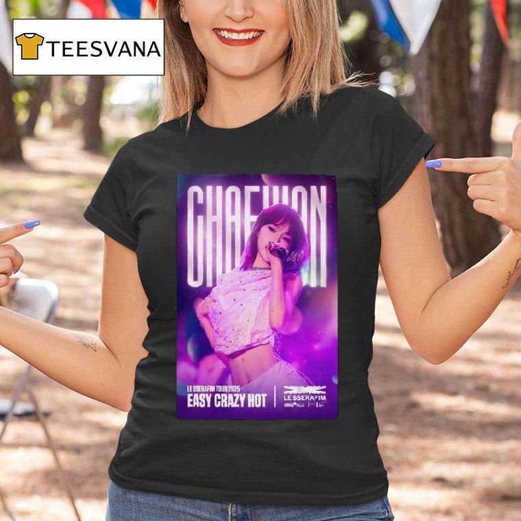 Sserafim Easy Crazy Hot Le Sserafim Tour 2025 Shirt