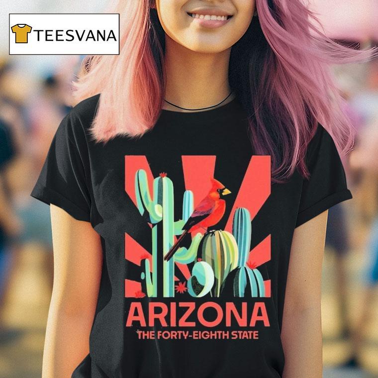 State Forty Eight Arizona Desert Cardinal Shirt