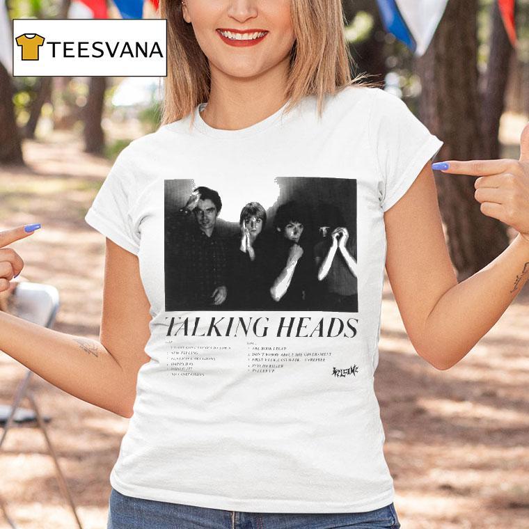 Talking Heads X Welcome Track List Shirt