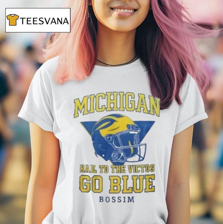 Taylor Lewan Michigan Wolverines Hail To The Victors Go Blue Bossim Shirt