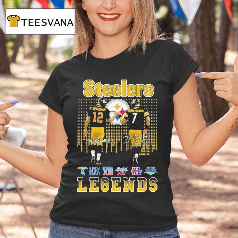 Terry Bradshaw X Ben Roethlisberger Slers Legends Signatures Shirt