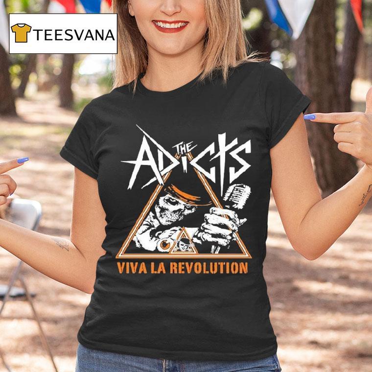 The Adicts Viva La Revolution Skull Shirt