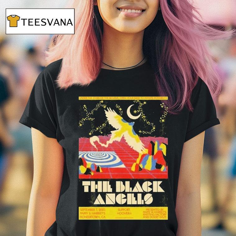 The Black Angels Pioneertown Ca On September 7 2025 Tour Shirt
