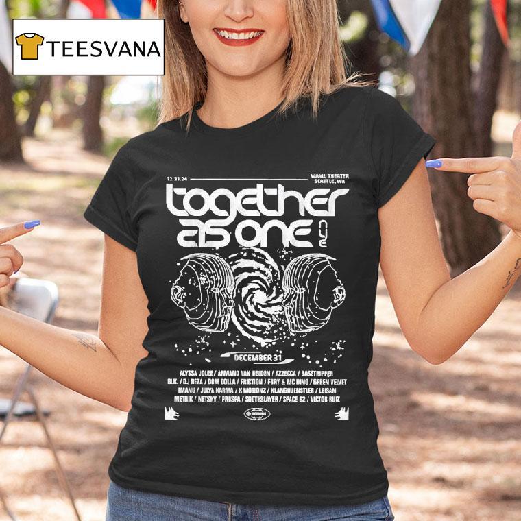 Together As One Wamu Theater Seattle Wa Vortex Shirt