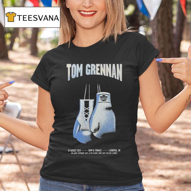 Tom Grennan Concert Liverpool, Uk At Camp Furnace Aug 7. 2025 Shirt