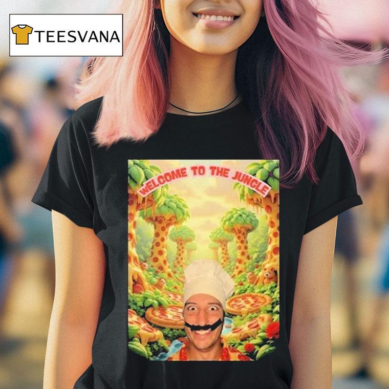 Tony Pepperoni Welcome To The Jungle Pizza Shirts