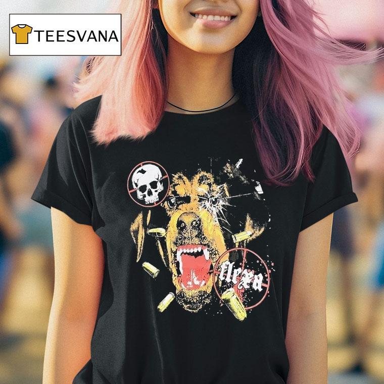 Top Flexana Angry Dog Shirt