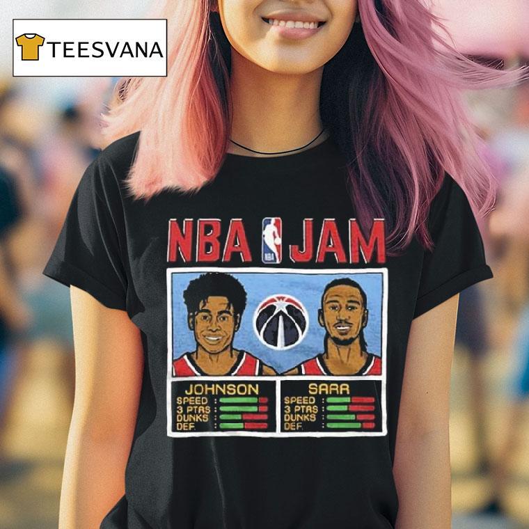 Tre Johnson And Alex Sarr Washington Wizards Nba Jam Shirt
