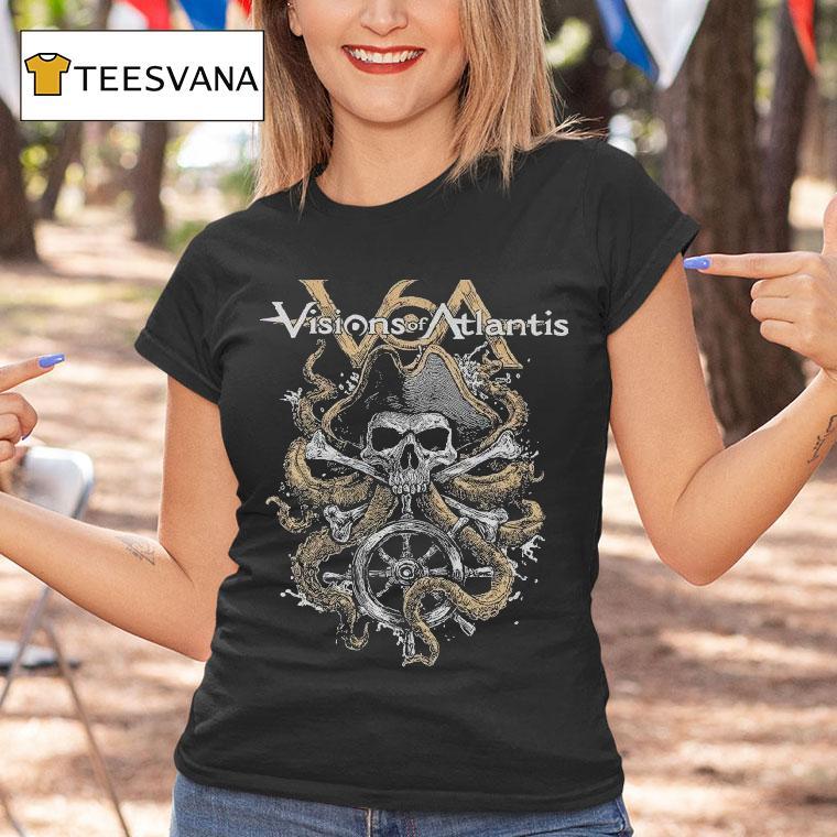 Visions Of Atlantis Plunder Skull Shirt