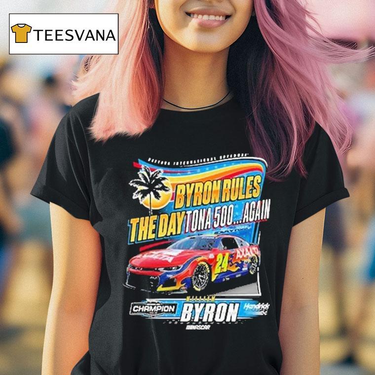 William Byron 2025 The Daytona 500 Again Champion Shirt