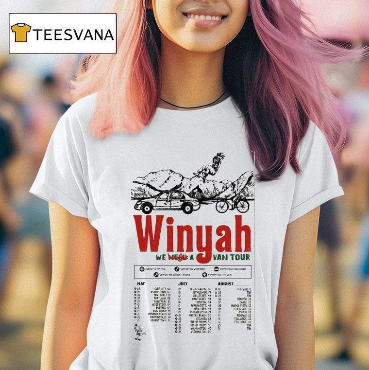 Winyah We Bought A Van Summer Tour 2025 Dates Shirt