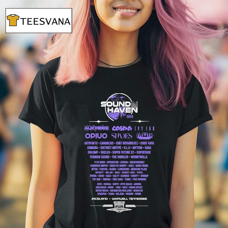 Wobble Factory Sound Haven 2025 Lineup Shirt
