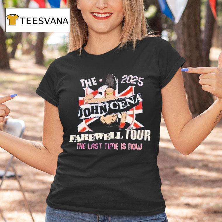 Wwe John Cena The 2025 Farewell Tour The Last Time Is Now London Shirt