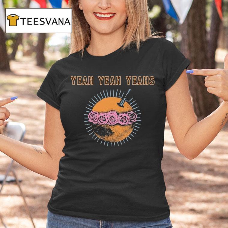 Yeah Yeah Yeahs Moon Rose Sword Shirt