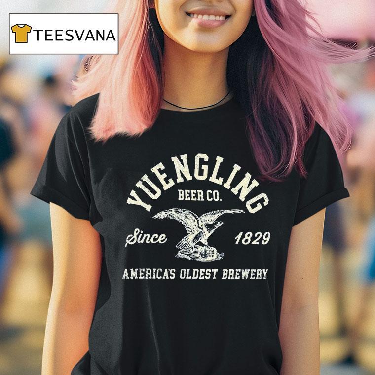 Yuengling Beer Co. America's Oldest Brewery Since 1829 Eagle Shirt