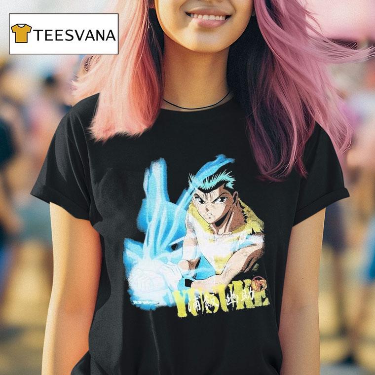 Yusuke Spirit Wave Mega Yuyu Hakusho Shirt
