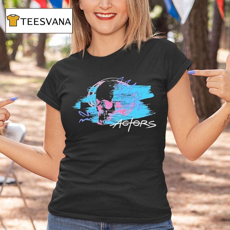 Actors Painted Skull Shirt