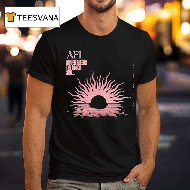 Afi Silver Bleeds The Black Sun Shirt