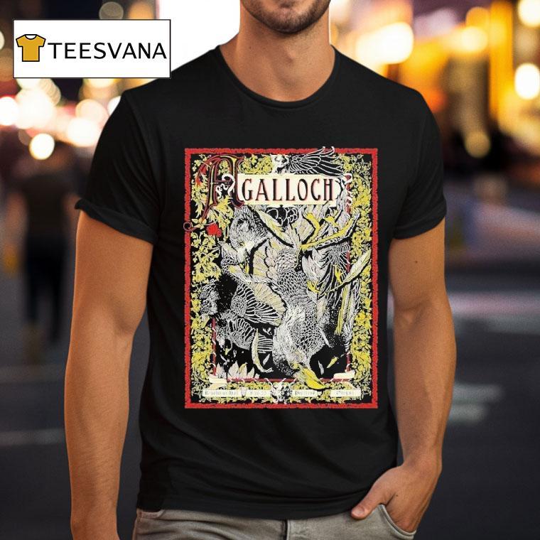 Agalloch Tour Revolution Hall, Portland, Oregon Aug 16 2025 Shirt