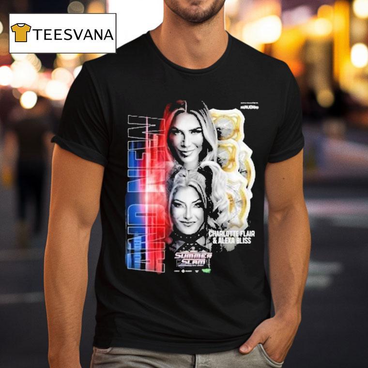 Alexa Bliss And Charlotte Flair Summer Slam Shirt