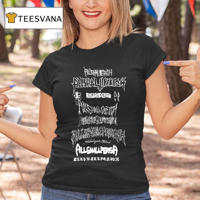 All Shall Perish All Shall Perish Diy Metal Parody Shirt