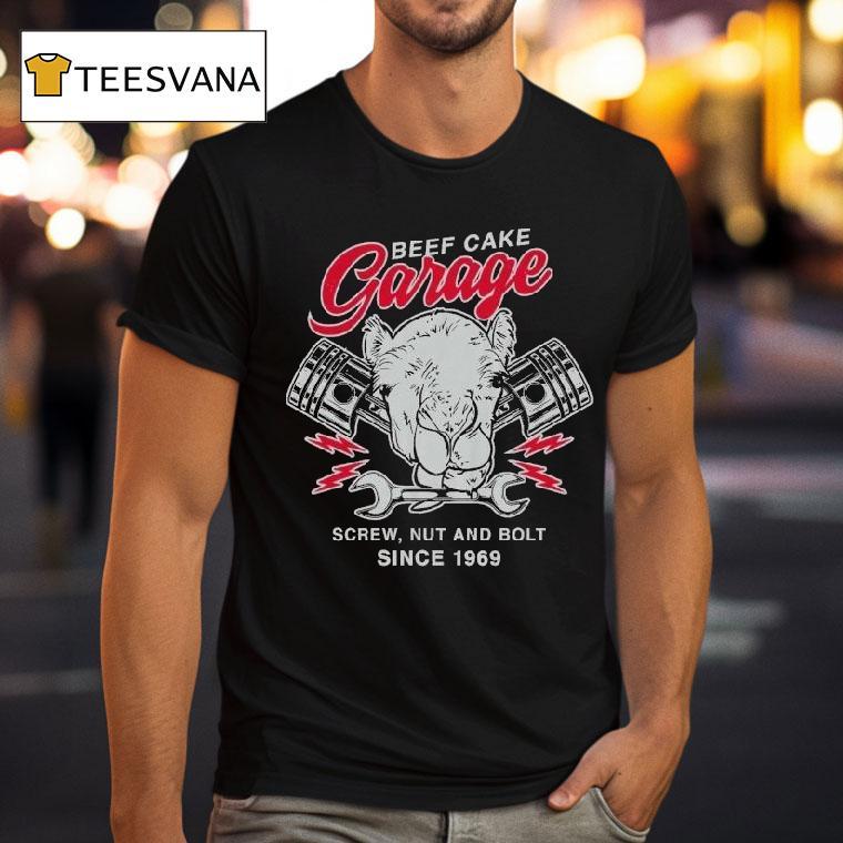 Andrew Flair Beefcake Garage Screw Nut And Bolt Since 1969 Shirt