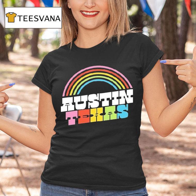 Austin Texas Pride Rainbow Shirt